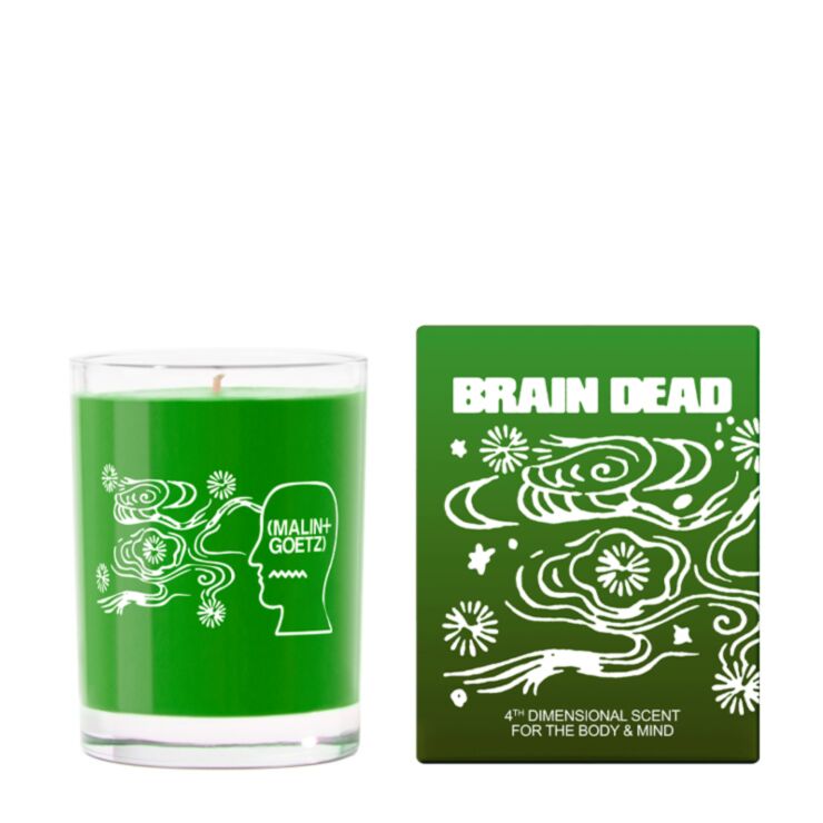 cannabis x BRAIN DEAD. kerze in limitierter ausgabe.